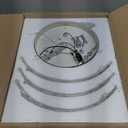 Modern Semi Flush Mount Ceiling Light Fixture, Gold Hallway Light Fixtures Ceiling Mount, Dimmable Foyer Kitchen Lighting Fixtures Ceiling Lights for Bedroom Bathroom Dining Room Laundry Room Entryway