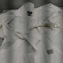IZOD Uniform Young Mens Short Sleeve Button-down Oxford Shirt (White, L)