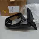 Left Driver Side Mirror Compatible with Honda Accord 2008 2009 2010 2011 2012 Power Manual Folding Non-Heated Door View Mirrors 3 Pins. ONE PACK