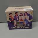 Karaoke Machine for Kids, Kids Toys for 3-12 Years Old Girls Birthday Presents, Portable Bluetooth Karaoke Speaker with 2 Microphones, Girls Gifts for Kid Party Christmas Birthday(Orange)