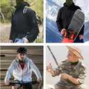 2 x 3 Pieces Balaclava Face Mask Outdoor Cycling Headgear Motorcycle Face Masks for Men and Women (Gray)