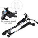 Swing Wiggle Scooter, 3 Wheels Drifting Folding Kick Scooter with 4-Level Adjustable Height/Foldable for Kids/Teen/Adult Age 6+ Years Old