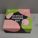 Arrtx Paint Markers Paint Pens, 112 Colors Acrylic Paint Pens Dual-Tip for Rock Painting, Ceramic, Wood, Plastic, Scrapbooking, Brush Lettering, Card Making, DIY Crafts (Fine Tip and Brush Tip)