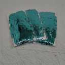 3 Pack Teal Aqua Blue Wave Foil Curtains - 3.3 ft x 6.6 ft Tinsel Metallic Streamers for Photo Booth Birthday Wedding Girl Princess Bachelorette Euphoria Theme Party Decorations