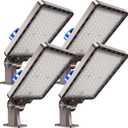 240W LED Parking Lot Light Dusk to Dawn Photocell 4Pack 36000LM, 240W/Wall Mount/4PC