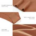 DEANGELMON Women Seamless Bikini Cheeky Underwear Invisible No Show Panties V-Waist Hipster Ladies Soft Stretch 6 Pack (M)