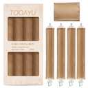 Heatless Curls Overnight Set - Jumbo Overnight Hair Curlers to Sleep In, Soft Velvet Hair Rollers for Women, No Damage Curls Styling Tools 4pcs