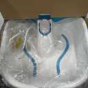 Homedics Bubble Mate Foot Spa, Toe Touch Controlled Foot Bath with Invigorating Bubbles and Splash Proof, Raised Massage Nodes and Removable Pumice Stone