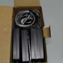 4 Pack Halloween Solar Fairy Lights 131.2Ft 400 LEDs Outdoor Twinkle Lights with 8 Modes, Waterproof Silver Wire String Lights for Garden Patio Party Decorations (Orange Purple)