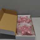 Jutom 4 Pieces Star Night Lights LED Plastic Star Shaped Sign Lighted Marquee Desk Lamp for Gift Red