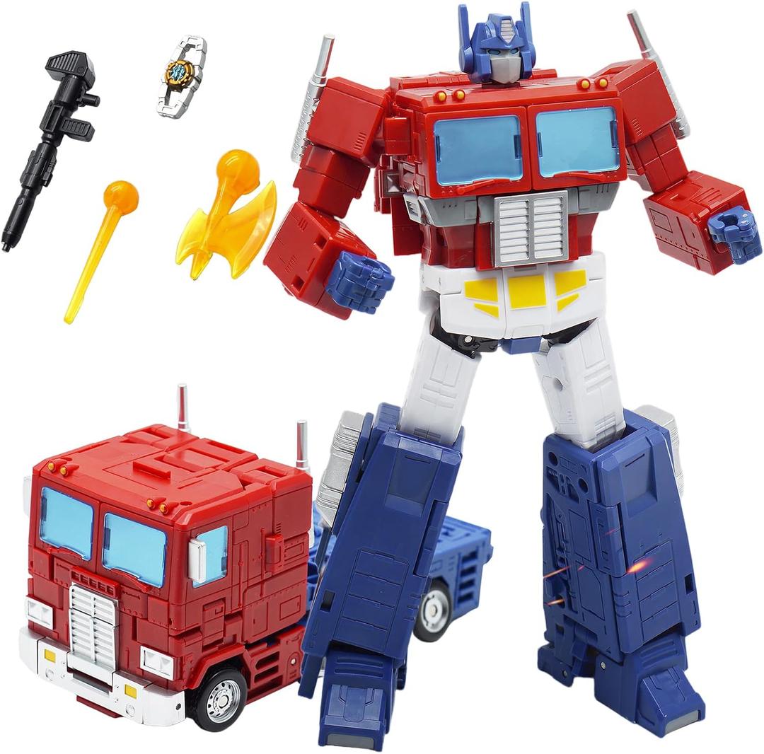 2-in-1 Deformation Toys, Car Robot Toy Action Figure, Deformed Car Robot with Weapon for Kids Boys Girls 6 and Up