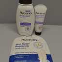 Aveeno Stress Relief Gift Set, Skincare Set for Sensitive Skin with Soothing Body Wash & Moisturizing Body Lotion, plus, Skin Relief Repairing Hand Masks for Very Dry Skin, 3 Items