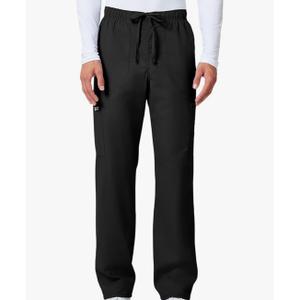 Cherokee WW Professionals Scrubs for Men Tapered Leg Cargo Scrub Pants5 Pockets, Comfortable Fabric, 2-Way Stretch, Zip Fly, Drawstring, Easy Care, Active Shifts, Made for Nursing Professionals, Small