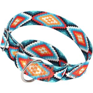 Martingale Collar for Dogs - Dog Training - Big, Wide & Thick Dog Collar - Escape-Proof,Durable and Comfortable- Tribal Medium Dog Collar
