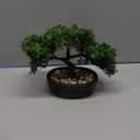 Artificial Bonsai Tree Juniper Faux Plants Indoor Small Fake Plants Decor with Ceramic Pots for Home Table Office Desk Bathroom Shelf Bedroom Living Room Farmhouse Decorations