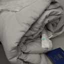 Bedsure Comforter Duvet Insert - Quilted Comforters Cal King Size, All Season Duvet, GentleSoft Down Alternative Bedding, with 8 Tabs, Gifts for Women/Men, Light Grey, California King 96 X 102 Inches