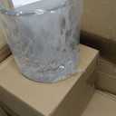 Black Floor Lamp for Living Room Bedroom,Mid Century Modern Floor Lamps with Transparent Glass Shades,3 Lights Vintage Tree Floor Lamps for Corner Office,68IN Tall Standing Lamp Bulbs Included