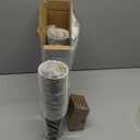 Lamosi 16 oz Coffee Cups 50 Pack, Disposable Coffee To Go Cups with Lids, Stir Sticks and Sleeves, 16 oz Black Hot Paper Cup for Home, Travel, Office