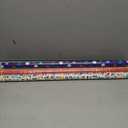 Hallmark Birthday Wrapping Paper Bundle with Cut Lines on Reverse (3-Pack: 55 sq. ft. ttl.) Bright and Holographic Prints and Patterns in Red, Blue, Yellow, White and More