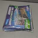 2 x Large Storage Bag for Clothes, Jumbo Zipper Totes, 20 gal Clear - 1 pack