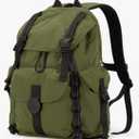 Mixi Travel Backpack for Women Men, 18 Inch Carry On Laptop Backpack Flight Approved fits 16'' Laptop, Lightweight Waterproof Hiking Backpack Travel Outdoor Business Casual Daypack, Jungle Green