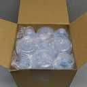 Roowest Bottle Chug Baby Shower Game Favors Including Woodland Animal Theme Wooden Sign and 18 Pcs Baby Bottles for Gender Reveal Party Supplies (Blue)