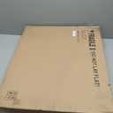 Premium Solid Wood Display Case, 22" x 28", Plexiglass Front, Linen Background, Black Finish