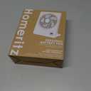 Personal Battery Operated Desk Fan, Rechargeable Fan, 2000mAh Battery, Power Display and 180 Tilt Folding, Ultra Quiet and Portable, Office, Camping, in Car (White), Compact