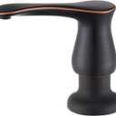 GAGALIFE Kitchen Sink Soap Dispenser Oil Rubbed Bronze, Built in Soap Dispenser with 17 OZ Bottle, Refill from The Top, Liquid Dispenser for Kitchen Sink