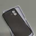 For iPhone 16 Plus Slim Case,Paper-Thin Transparent Finish Skin Back Case [Non Yellowing] Ultra Protective Cover with Camera Protection 6.7 Inch (Translucen Black)