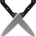 2Pcs Halloween Knife Prop, Butcher Kills Fake Knife for Costume, Plastic Classic Horror Accessory for Movie