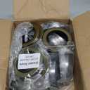 4Sets 25580 15123 Trailer Axle Hub Bearings Kit, with 21333TB/10-10 22333TB/10-36 Grease Seals 2.44'' Dust Caps Cotter Pins Nuts & Washers for 5200 to 6000 lbs Trailer #D42 Tapered Spindle