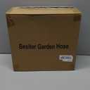 Besiter Heavy Duty Garden Hose 5/8" 50FT: Flexible Rubber Water Hose with 10 Function Sprayer - Leakproof Hose Male to Female Fittings - Durable Hose for Yard, Lawn, Car Wash, Outdoor, Watering (Dark Blue)