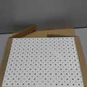 EVERHANGER Metal Pegboard Display Stand, Freestanding Tabletop Pegboard Display for Craft Shows & Fairs, 12"X16", 2pcs White