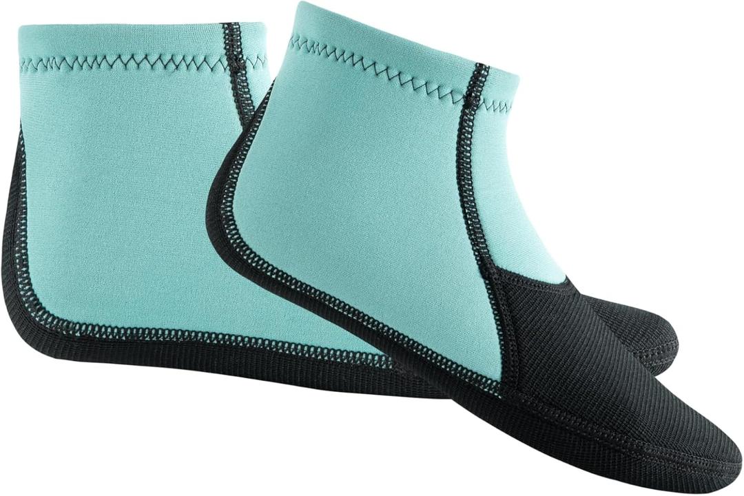 3mm Short Wetsuit Socks, Camouflage Low-Cut Neoprene Sock Keep Warm Non-Slip Diving Socks for Men Women Open Water Swimming Surfing Kayaking