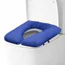 SPRING SEAON 3-Inch Raised Toilet Seat Cushion, Waterproof PU Cover
