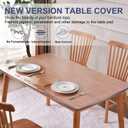 14x30 Inch Clear Table Protector Clear Plastic PVC Desk Cover Protector Crystal Table Pad Waterproof Desk Mats Easy Clean Vinyl Table Top Cloths Pad for Coffee Table Writing Desk 1.5mm Thick Durable