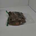 ICEFANG Tactical Dog Harness, Medium Size,2X Metal Buckle,Working Dog MOLLE Vest with Handle,No Pulling Front Leash Clip,Hook and Loop Panel (Brown,M (Pack of 1))