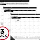 AT-A-GLANCE 2026 Desk Calendar, Desk Pad, Monthly, 21-3/4" x 17", Large, Ruled Blocks, 3 Pack (AZSK240026)