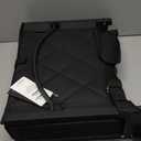 Sheenive Stadium Seats for Bleachers with Back Support, Bleacher Seats with Backs and Cushion Wide, Padded Portable Folding Comfort Stadium Chair with Shoulder Strap, Perfect for Sports Events (Black)