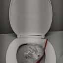 Centoco 2 inch Raised Toilet Seat for Seniors, Elongated, Closed Front with Cover, Plastic, Made in the USA, HL800STS-001, White