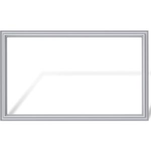 Upgraded WPW10714545 Freezer Door Gasket for Whirlpool Kenmore, 21.06 x 34.25 W10164045 Refrigerator Door Gasket fit for Maytag & Kitchen Aid Freezer Door Seal Replace Part W10191103, W10443322