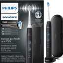 Philips Sonicare ProtectiveClean 5100 Rechargeable Electric Toothbrush, with Pressure Sensor, 3 Cleaning Modes, SmarTimer and QuadPacer, 14Day Battery Life, Travel Case, Black, Model HX6850/60