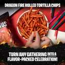 6 x Taqueritos Dragon Fire, Spicy Rolled Corn Tortilla Chips, 8 oz (Pack of 1) (EXP 06/06/26)