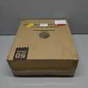 HOUSE DAY White Plastic Hangers 50 Pack, Plastic Clothes Hangers with Built-in Hooks, Durable and Strong Plastic Coat Hangers for Closet, Space Saving Clothing Hanger for Shirts, Coats, Skirt, Dress