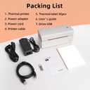 ORGSTA USB Shipping Label Printer - T001 4x6 Thermal Label Printer for Small Business, High Speed Label Printers for Shipping Package, Used for Ebay, Amazon, Shopify, Etsy, USPS, FedEx(USB Only)