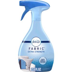 Febreze Fabric Spray Air Freshener, Odor-Fighting Fabric Refresher, Sneaker Balls Alternative, Couch Cleaner, Linen Spray, Multi-Use, Extra Strength Scent, 23.6 fl oz