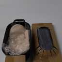 Oval Enameled Dutch Oven for Bread Baking - 3.6QT Cast Iron Sourdough Bread Pan with Lid (Black)