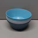 50 Oz Large Cereal Bowls, Unbreakable Wheat Fiber Salad Bowl Sturdy and Stackable Salad Serving Bowls Set, BPA-Free Microwave/Dishwasher Safe, Lightweight for Oatmeal, Snacks, Oatmeal, Snacks (Blue)