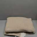 Amlie Home Waffle Throw Blanket for Couch, Soft Cozy Chenille Knit Blanket Warm Decorative Throw for Sofa, 50"x60", Beige